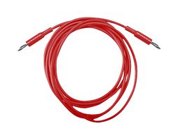 MUELLER ELECTRIC BU-2626-N-84-2 TEST LEAD, BANANA PLUG-PLUG, RED, 2.13M ROHS COMPLIANT: YES