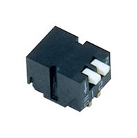 NIDEC COMPONENTS CHP-021TB DIP SW, 2CKT, SPST, 0.1A, 6VDC, SMD ROHS COMPLIANT: YES