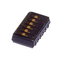 NIDEC COMPONENTS CHS-06TA1 DIP SW, 6CKT, SPST, 0.1A, 6VDC, SMD ROHS COMPLIANT: YES