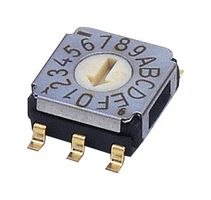 NIDEC COMPONENTS SA-7050TB ROTARY CODED SW, 16 POS, 0.1A, 5VDC, SMD ROHS COMPLIANT: YES