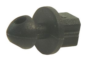 CLIFF ELECTRONIC COMPONENTS CP30297 DUST COVER, TOSLINK FEEDTHROUGH, BLACK