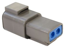 BULGIN LIMITED PX1001P02GY AUTOMOTIVE HOUSING, RCPT, 2POS, 25A