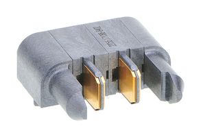 MOLEX 171088-8402 RECT PWR CONN, R/A PLUG, 2POS, PCB