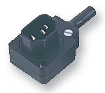 BULGIN LIMITED PX0685 IEC POWER CONNECTOR, PLUG, 10 A