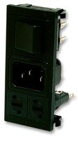 BULGIN LIMITED BZV03/Z0000/05 INLET, IEC, TWIN FUSED/SWITCH