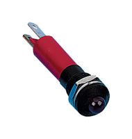 CML INNOVATIVE TECHNOLOGIES 19041253 PANEL MOUNT INDICATOR, LED, 8MM, RED, 12V