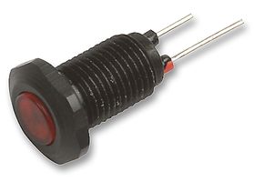 MARL 662-303-04 PANEL MOUNT INDICATOR, LED, 6.35MM, RED, 2V