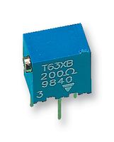 VISHAY T63XB202KT20 TRIMMER, POT, 2K, 15TURN, THD