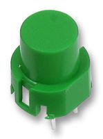 C&K COMPONENTS D6R50LFS SWITCH, SPNO, ROUND, GREEN