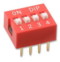 MULTICOMP PRO MCNDS-04V INTERRUP DIP SPST-NO 4POS DESLIZ 24VDC