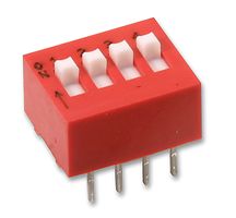 GRAYHILL 78B04T DIP Switch, 78 Series, SPST, DIP Unseale