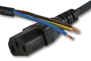VOLEX X-152578A CABLE, IEC, 10A, NEGRO, 3,5 M