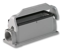 HARTING 09 30 024 1250 HOUSING, SURFACE, HAN24B, PG21