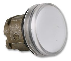 SCHNEIDER ELECTRIC ZB4BV013 PILOT LIGHT HEAD, 22MM, WHITE