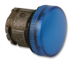 SCHNEIDER ELECTRIC ZB4BV06 PILOT LIGHT HEAD, BLUE
