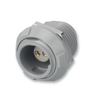 SOCKET, PANEL MOUNT, GREY, 8WAY