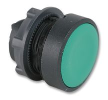 SCHNEIDER ELECTRIC ZB5AA3 PUSHBUTTON HEAD, SPRING RETURN, GREEN