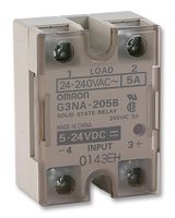 OMRON INDUSTRIAL AUTOMATION G3NA-205B-UTU DC5-24 SSR, PANEL MOUNT, 264VAC, 24VDC, 5A