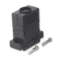 MH CONNECTORS MHCCOV-9SN-BK D SUB BACKSHELL, DE,  BLACK, 9WAY