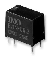 IMO PRECISION CONTROLS EV1N-C-WL-12VDC Signal Relay, EV1N Series, SPDT, Through Hole, 1 A, 12 VDC RoHS Compliant: Yes
