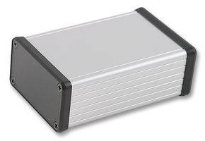 HAMMOND 1455K1202 ENCLOSURE, CLEAR, BLACK END PLATE