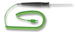 TME KM04 Thermocouple, Light Duty, 12 x 0.2mm, K, -200 C, +1100 C, Stainless Steel, 2 m RoHS Compliant: Yes