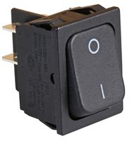 MARQUARDT 1832.3312 SWITCH, ROCKER, DPST, 20A, 250A, BLACK
