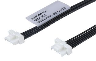MOLEX 224091-1063 CABLE ASSY, 6POS, PLUG-PLUG, 300MM