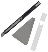 MULTICOMP PRO MP012488 SNAP OFF KNIFE SET, SLIM, 11PC, 140MM ROHS COMPLIANT: NA