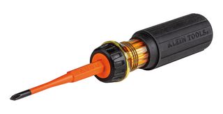 KLEIN TOOLS 32286 2-IN-1 FLIP-BLADE SCRWDRVR, #1 & 3/16"