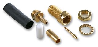 RADIALL R125303000 RF CONN, BLKHD, SMA JACK, 50 OHM, PANEL