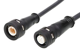 MOLEX 120401-0017 SENSOR CORD, 5P RCPT-PLUG, 1M