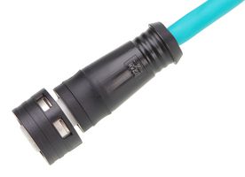 MOLEX 120406-0001 SENSOR CORD, 4P M12 RCPT-FREE END, 0.6M