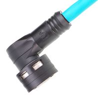 MOLEX 120406-0008 CORD, 4P M12 R/A RCPT-FREE END, 0.6M