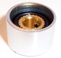 MULTICOMP 18S-2D KNOB, ALUMINIUM, SPUN, 18MM