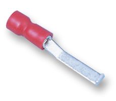 MULTICOMP PRO LBVE1-3 CRIMP TERMINAL, BLADE, HOOKED, RED,PK100