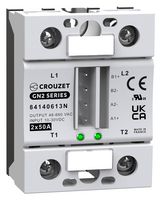 CROUZET 84140613N SOLID STATE RELAY, 50A, 10-30VDC, PANEL