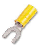 AMP - TE CONNECTIVITY 165019 TERMINAL, SPADE TONGUE, M6, 10AWG, YEL