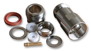 RADIALL R161220000 RF / Coaxial Connector, N Coaxial, Straight Jack, Solder, 50 ohm RoHS Compliant: Yes