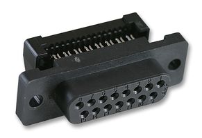 AMP - TE CONNECTIVITY 1658614-3 D Sub Connector, Amplimite HDF-20, Amplimite HDF-20 Series, DA, Receptacle, 15, Plastic RoHS Compliant: Yes