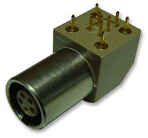 LEMO EPG.1B.306.HLN SOCKET, R/A, PCB, 1B, 6WAY