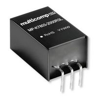MULTICOMP PRO MP-K7809-2000R3L DC-DC CONVERTER, 9V/-9V, 2A/0.8A ROHS COMPLIANT: YES