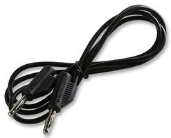 MULTICOMP PRO JR9235-1M BLACK TEST LEAD, BLK, 1M, 15V, 4A