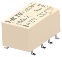AXICOM - TE CONNECTIVITY IM02SR SIGNAL RELAY, DPDT, 2A, 4.5VDC, SMD