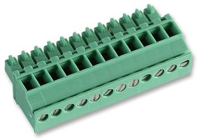 PHOENIX CONTACT 1863259 TERMINAL BLOCK, PLUGGABLE, 12POS, 16AWG