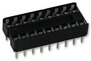 TE CONNECTIVITY 1-2199298-5 DIP SOCKET, 18POS, LADDER STYLE, TH