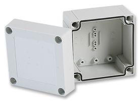 FIBOX PC 95/75 HG ENCLOSURE Enclosure, IP66, IP67, NEMA 13, Industrial, 75 mm, 100 mm, 100 mm, PC (Polycarbonate), Grey RoHS Compliant: Yes