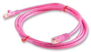 PRO SIGNAL PS11066 PATCH CABLE, RJ45, CAT5E, 5M, PINK