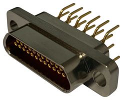 MULTICOMP PRO MP013363 MICRO D-SUB CONN, R/A RCPT, 25POS/SOLDER