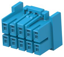 TE CONNECTIVITY - AMP 1-2420266-0 RECT POWER HOUSING, RCPT, 10POS, 4MM ROHS COMPLIANT: YES